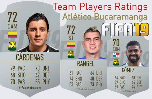 Atlético Bucaramanga FIFA 19 Team Players Ratings