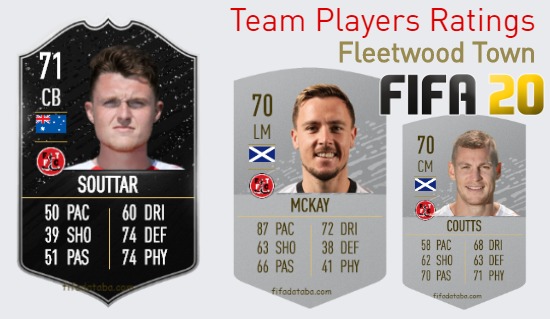Fleetwood Town FIFA 20 Team Players Ratings