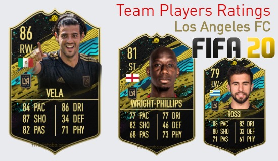 Los Angeles FC FIFA 20 Team Players Ratings