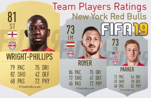 New York Red Bulls FIFA 19 Team Players Ratings