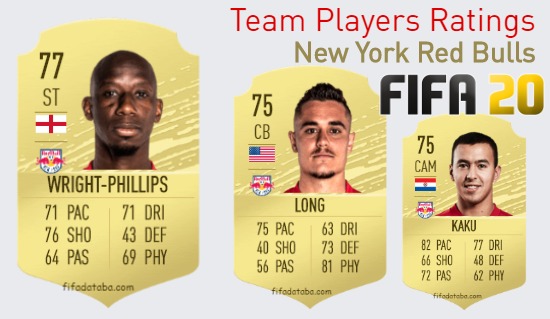 New York Red Bulls FIFA 20 Team Players Ratings
