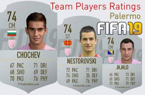 Palermo FIFA 19 Team Players Ratings