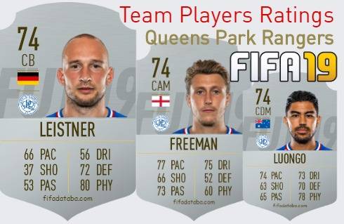 Queens Park Rangers FIFA 19 Team Players Ratings