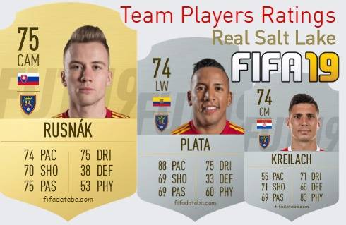 Real Salt Lake FIFA 19 Team Players Ratings