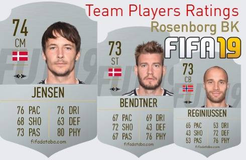 Rosenborg BK FIFA 19 Team Players Ratings