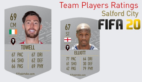Salford City FIFA 20 Team Players Ratings