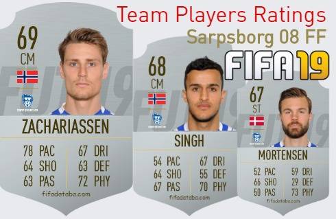 Sarpsborg 08 FF FIFA 19 Team Players Ratings