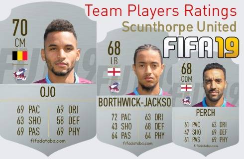 Scunthorpe United FIFA 19 Team Players Ratings