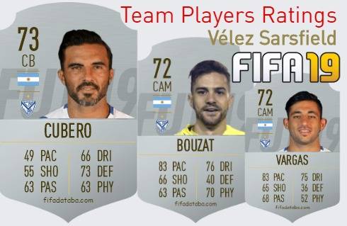 Vélez Sarsfield FIFA 19 Team Players Ratings