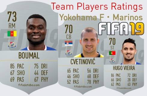 Yokohama F・Marinos FIFA 19 Team Players Ratings